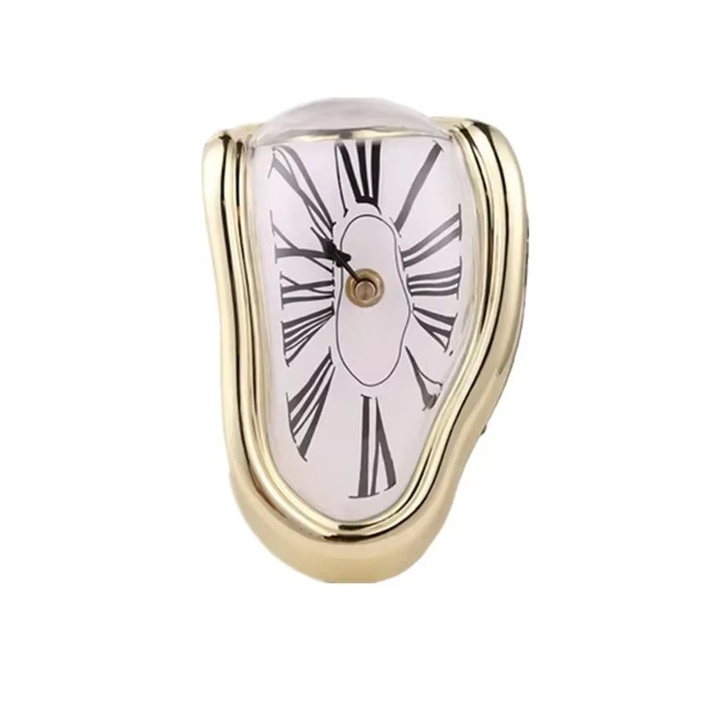 Surreal Melting Dali Style Wall Clock – Unique Home and Garden Decor