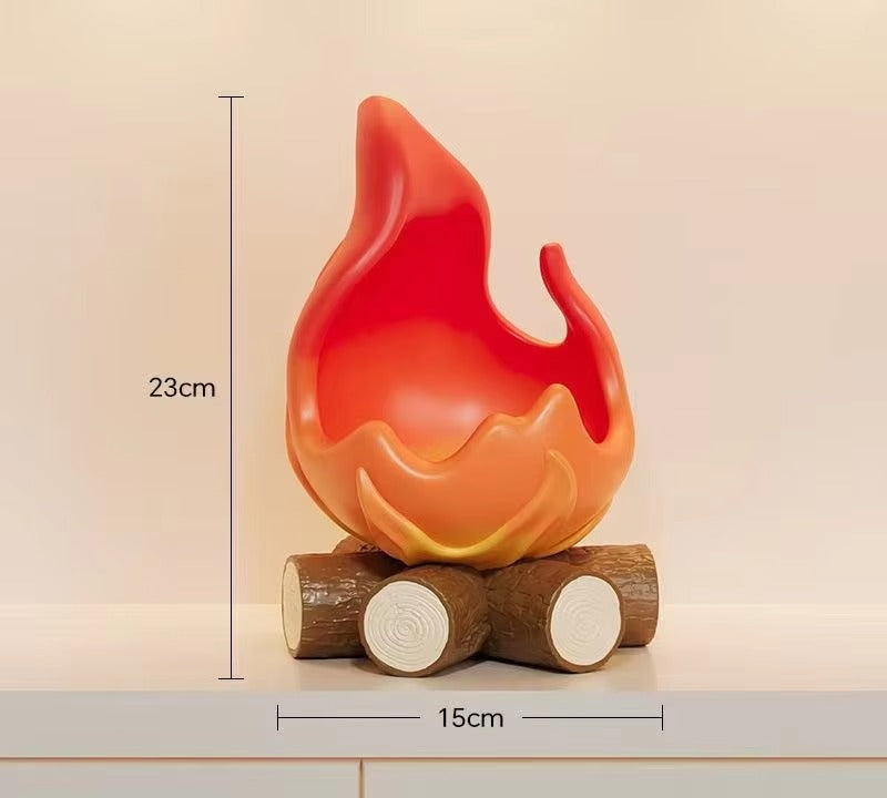 Calcifer Fire Desktop Decoration Tray – Key & Snack Organizer